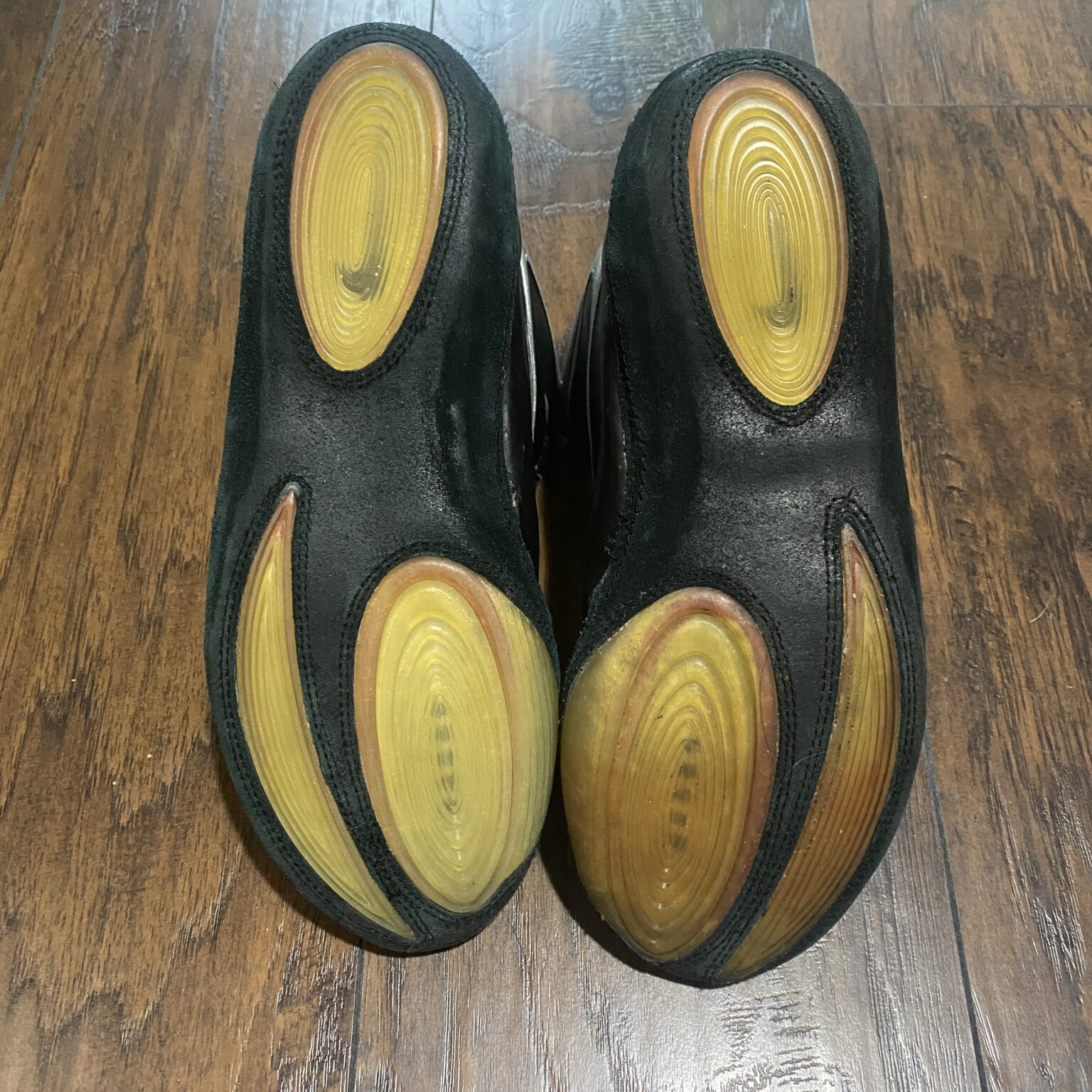 Nike Black and Silver Kolat 2000 Wrestling Shoes