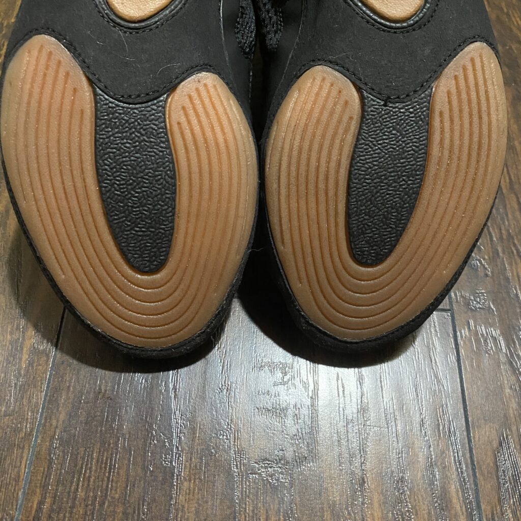 Nike Black & Gold Inflict 3 Wrestling Shoes