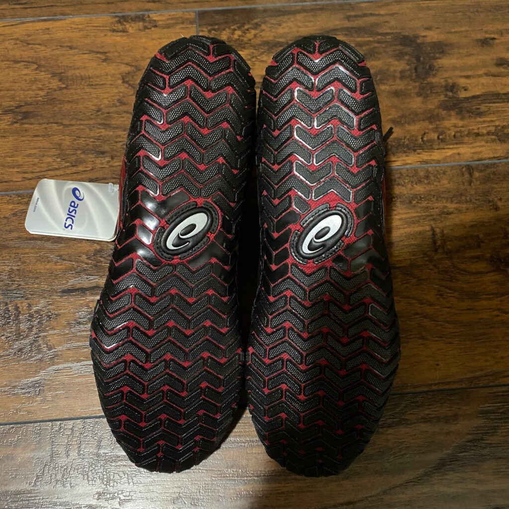 Asics Red Rulon Wrestling Shoes | Rare Wrestling Shoes