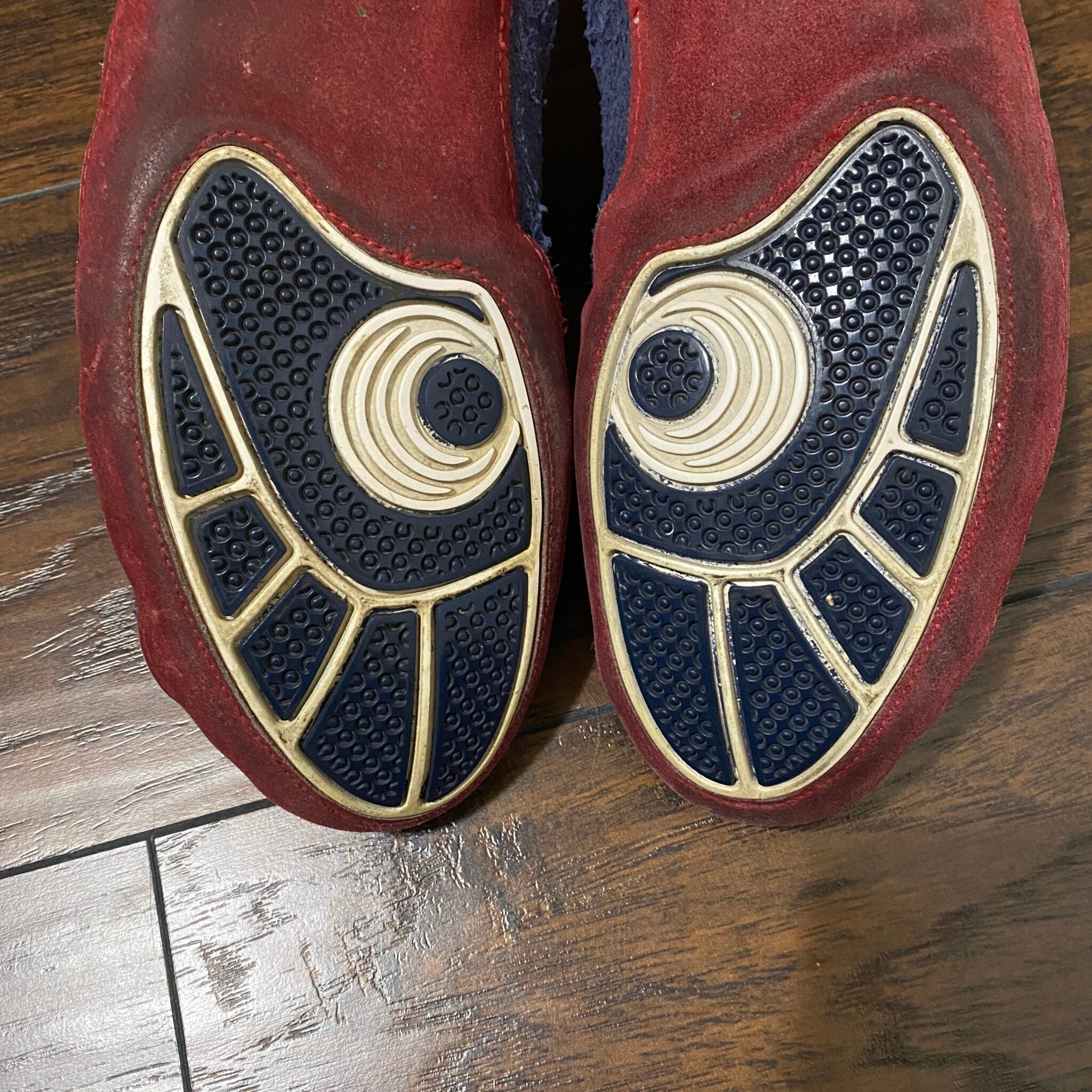 Red, White, Blue (RWB) Nike Footsweep Wrestling Shoes