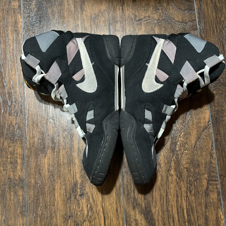 Nike Black, Grey and Orange Air Reversal Wrestling Shoes Rare