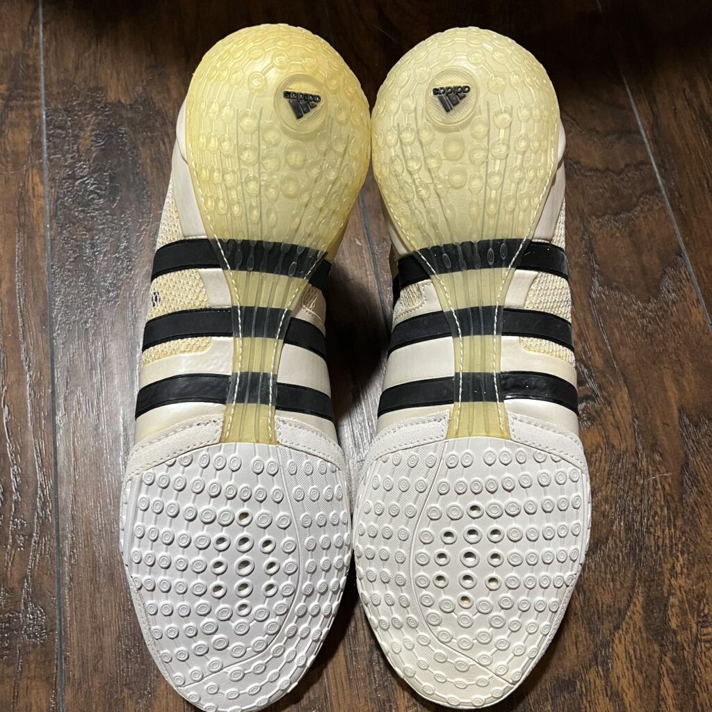 Adidas White Adistar Beijing Wrestling Shoes