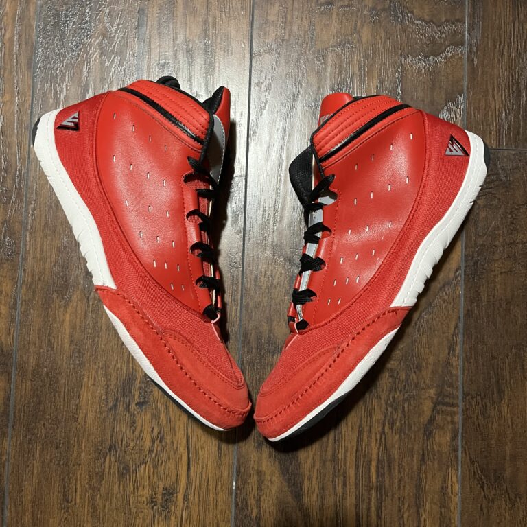 Wrestle Tech Red "Speedz" Wrestling Shoes Rare Wrestling Shoes