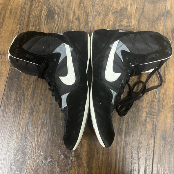 Nike Black, White, and Grey Greco Supreme Wrestling Shoes - Image 5