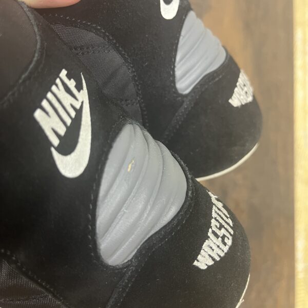 Nike Black, White, and Grey Greco Supreme Wrestling Shoes - Image 3