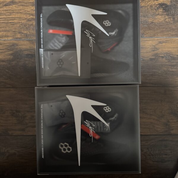 Rudis Black, Red and Silver Kolat Legacy Wrestling Shoes - Image 6