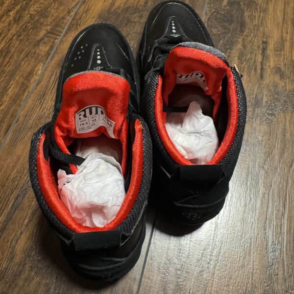 Rudis Black, Red and Silver Kolat Legacy Wrestling Shoes - Image 4